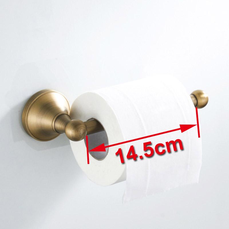 Luxury Solid Brass Bathroom Accessories Set: Towel Bar, Paper Holder, Towel Ring, Robe Hook - Complete Modern Bathroom Set