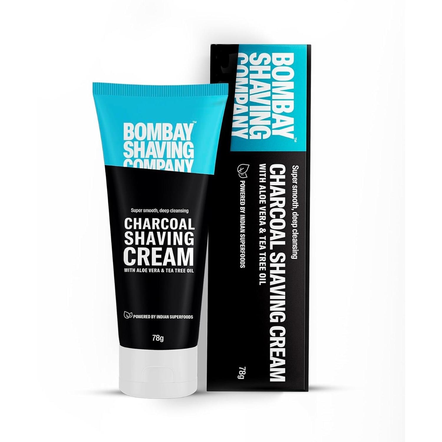 @ Bombay Shaving Company Charcoal Shaving Cream Black 78g Zr-2745-60%Off