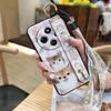 Protective Anti-dust Phone Case For Redmi A4 5G Back Cover Shockproof Waterproof Cartoon Silicone Durable Ring Kickstand