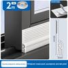 2M Rubber Sliding Door Sealant Strips Soundproofing Aluminum Alloy Soundproofing  Door Seals
