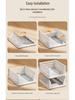 Foldable Multi-layer Storage Basket Rack – No Installation Needed