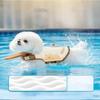 High Buoyancy Dog Life Jacket Anti Choking Waterproof Dog Swimming Vest Cartoon Bear Adjustable Dog Safety Vest Swimming