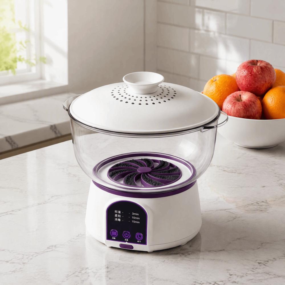 4000MAH Fruit Purifier 2.5L/3.8L Vegetable Washing Machine Food Purifier Machine Food Safety