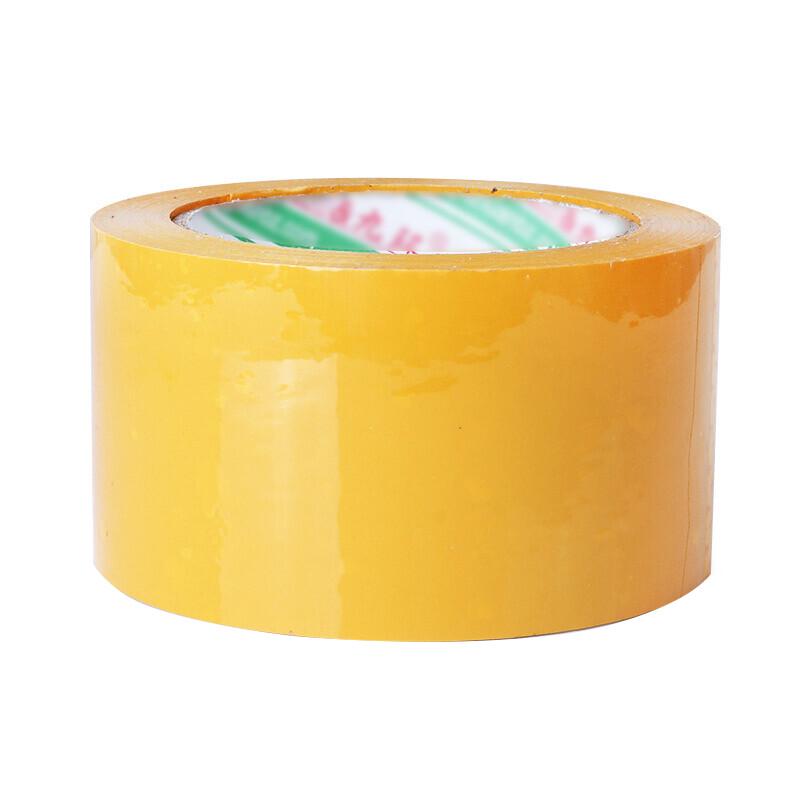 Zhe Ye 6CM Yellow High-Adhesion Packaging Tape, 5 Rolls