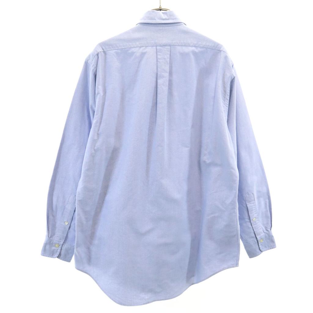 RALPH LAUREN Long sleeve Oxford Button down shirt 15 1/2-33 Blue purple Men's Used