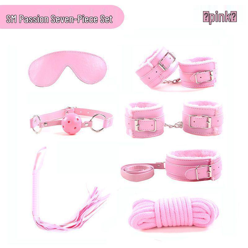 Kit Erotic SM pentru Adulți: Mască de ochi, Zăbală, Bici de piele și Corzi de legare
