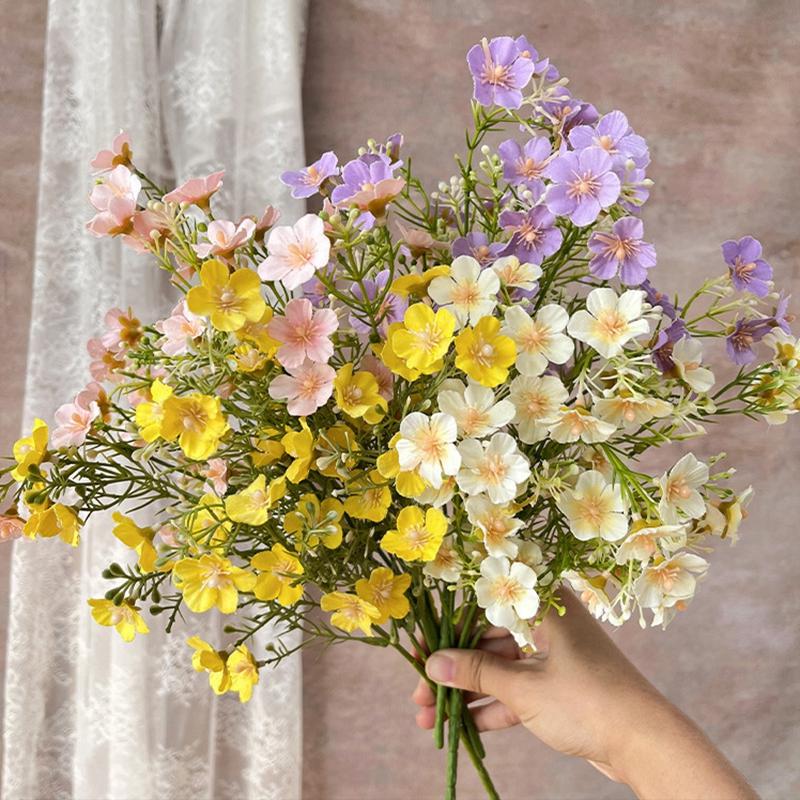 35 Milan Starry Sky Bouquet Wedding Small Wildflower Bouquet Wedding Handheld Flower Fake Flower Multiple Head Small Wildflower