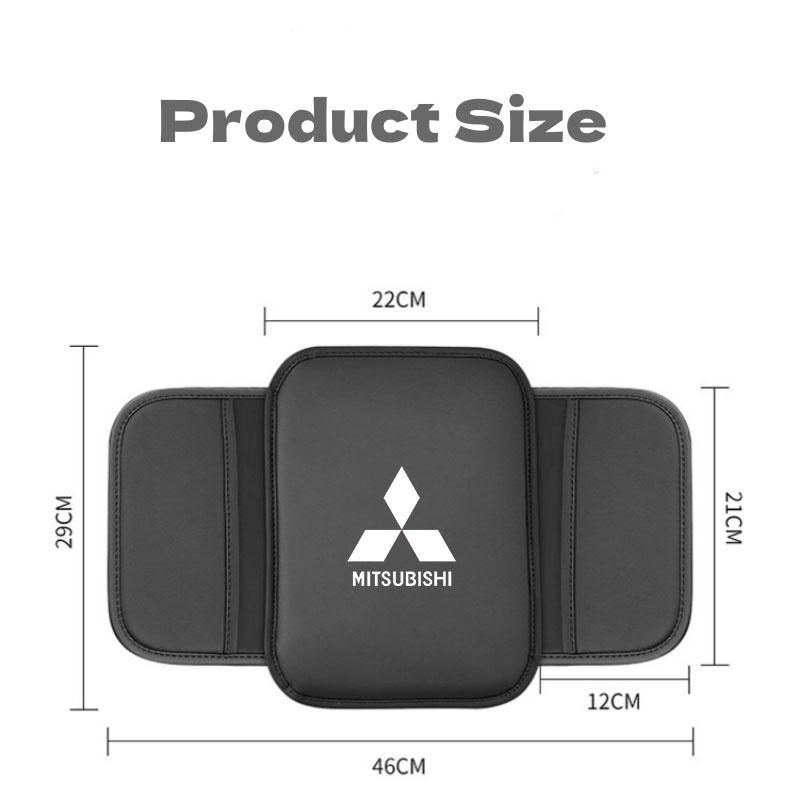 Car Armrest Pad Center Console Arm Rest Box Cover Protective Mat for Mitsubishi Eclipse Space Star Mirage Grandis Lancer Auto