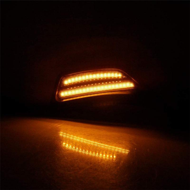LED Front Fender Side Marker Light Turn Signal Lamp For Wrangler JL 2018-2020