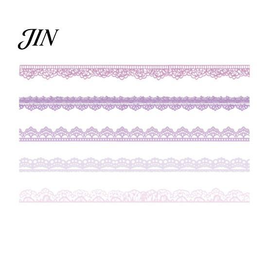 Autocollants Décoratifs en Dentelle Romantique PET pour Scrapbooking, Journal, Carnet, Cartes, Planificateur, Carnet, Photo, Album,