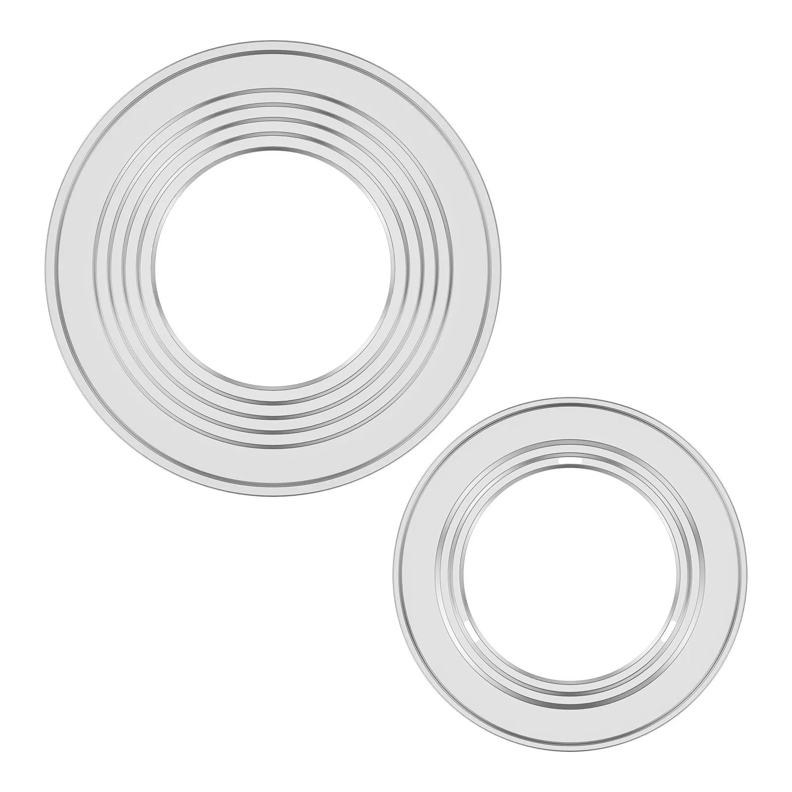 

2Pcs Steamer Ring Adapter Rack Stainless Steel Steamer Holder Kitchen Accessories Steamer Adapter Mats for Baking Cooking Bread
