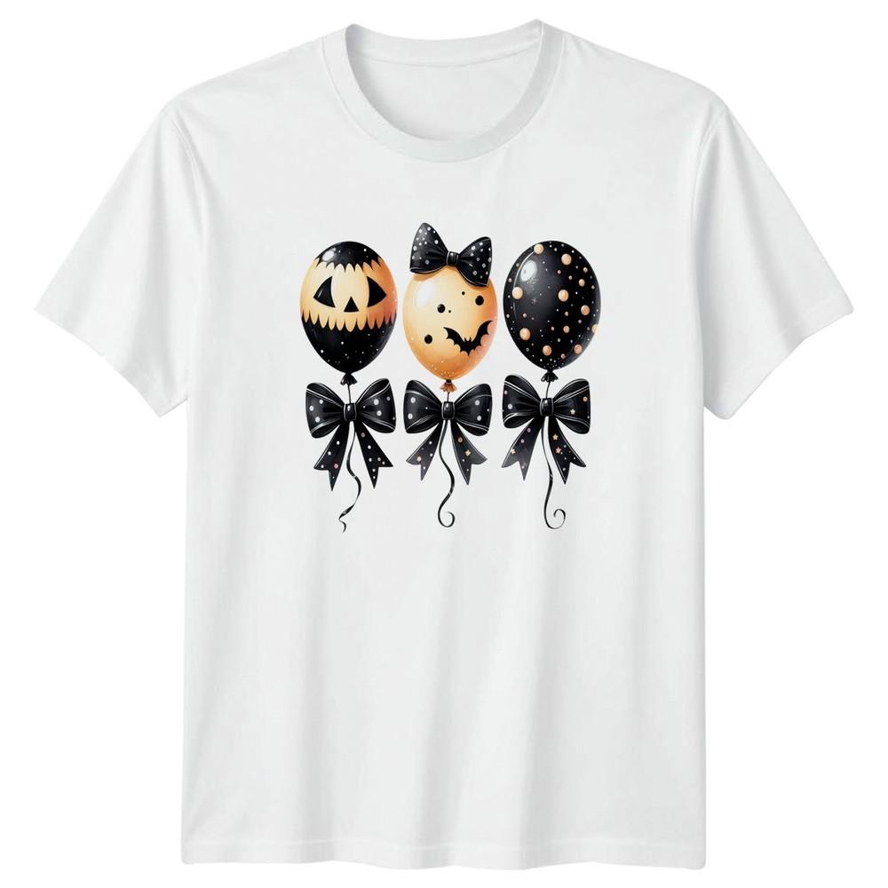 Coquette Halloween Balloons Unisexs TShirt Spooky Girly Halloween Gift For Her S