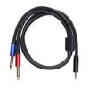 JORINDO JD6092 Dual 6,35mm Klinke auf 3,5mm Klinke Stereo Audio Kabel Y-Typ Verteilerkabel
