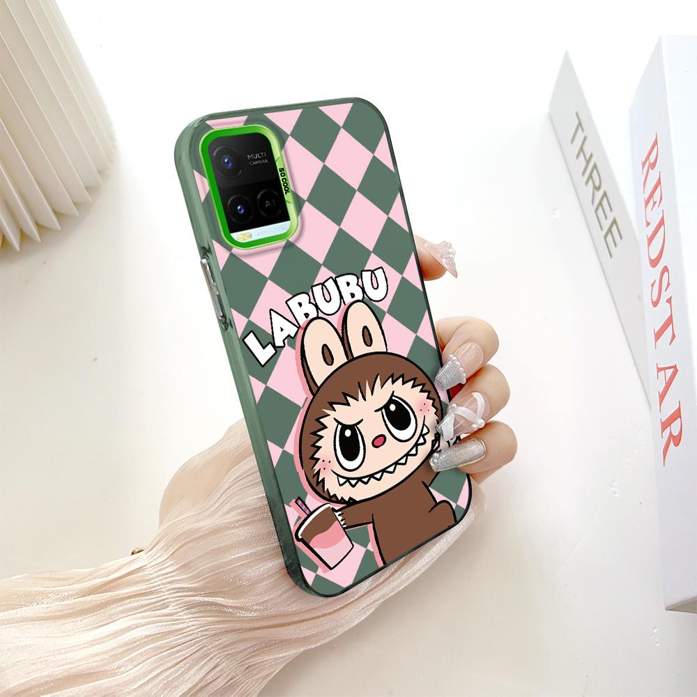 Painted Pattern Colorful Sliver Double Sided Hard Shell Shockproof Anti-fall Phone Casing for Vivo