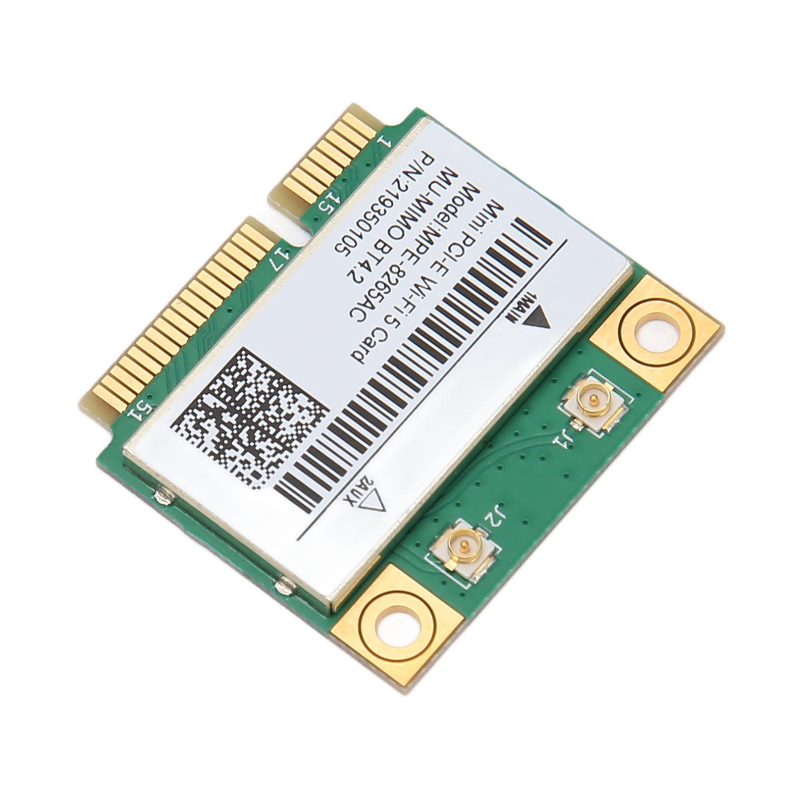 

Адаптер MINI PCIE 1200M WiFi 8265AC 2,4 ГГц 5 ГГц Двохдіапазонний 802.11ac Bluetooth 4.2 Мережева карта для