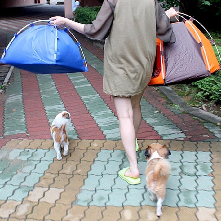 Faltbares Haustierzelt Tragbares Outdoor-Zelt für Kleintiere Waschbares Schutzbett Villa Zelt