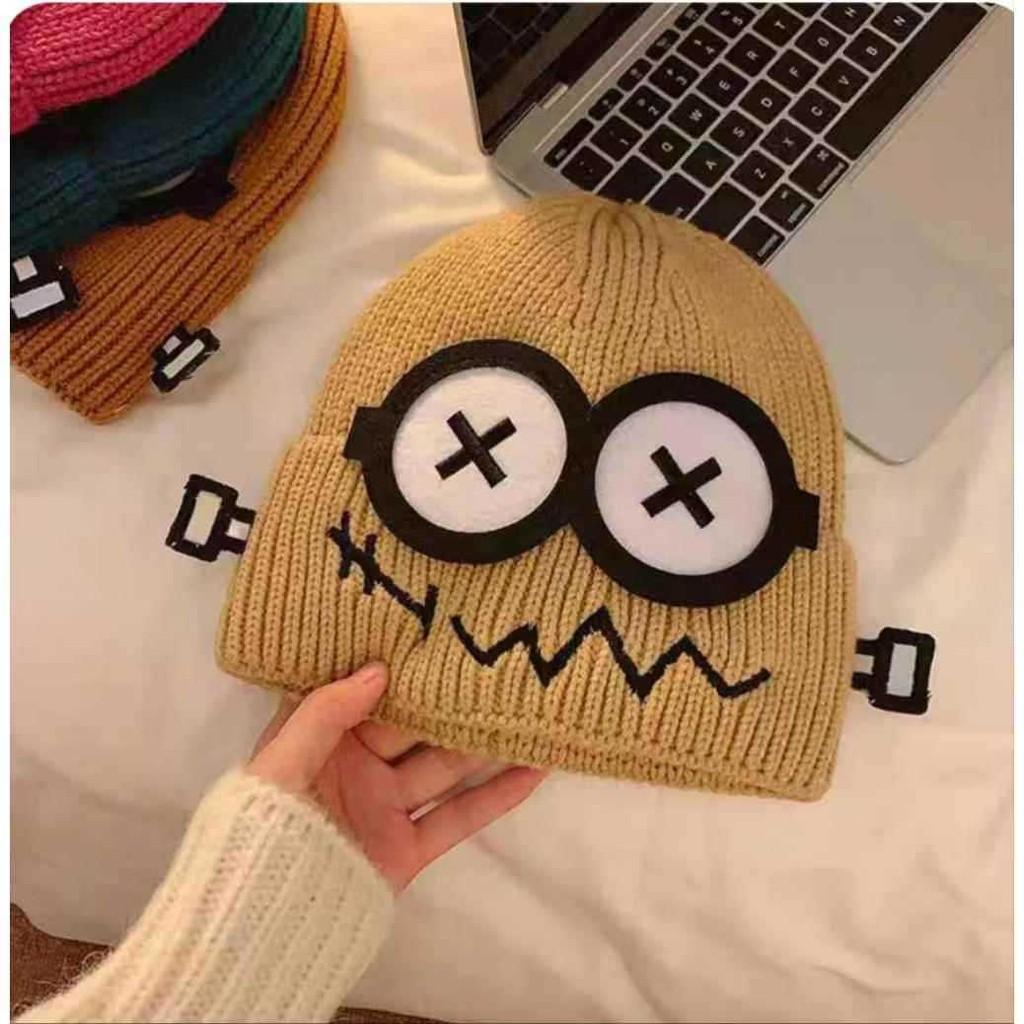 Adorable Cartoon Knit Beanie Hat For Women Warm Ear Protection Winter Headwear
