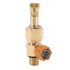 Brass 5000Psi M18x1.5 High Pressure Switch Valve with Gold 8mm Female Connector for CO2 Inflatable