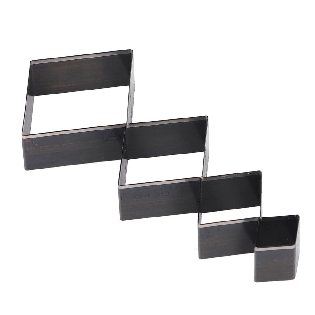 4Pcs Leather Punching Die Alloy Steel 48 38 28 18mm Versatile Leather Cut Molding for Fabric Clay