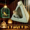 Bird Bed Hangable Parrot Hideaway Decorative Lovebird Sleeping Hideaway Breathable Cooling Nest for Cockatiel Macaw Parakeet