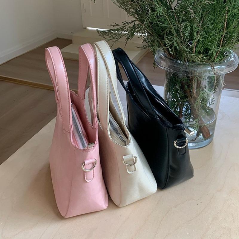 Bucket Bag Large-capacity Commuter Single-shoulder Bag Hand-held Vegetable Basket Bag Crossbody Bag
