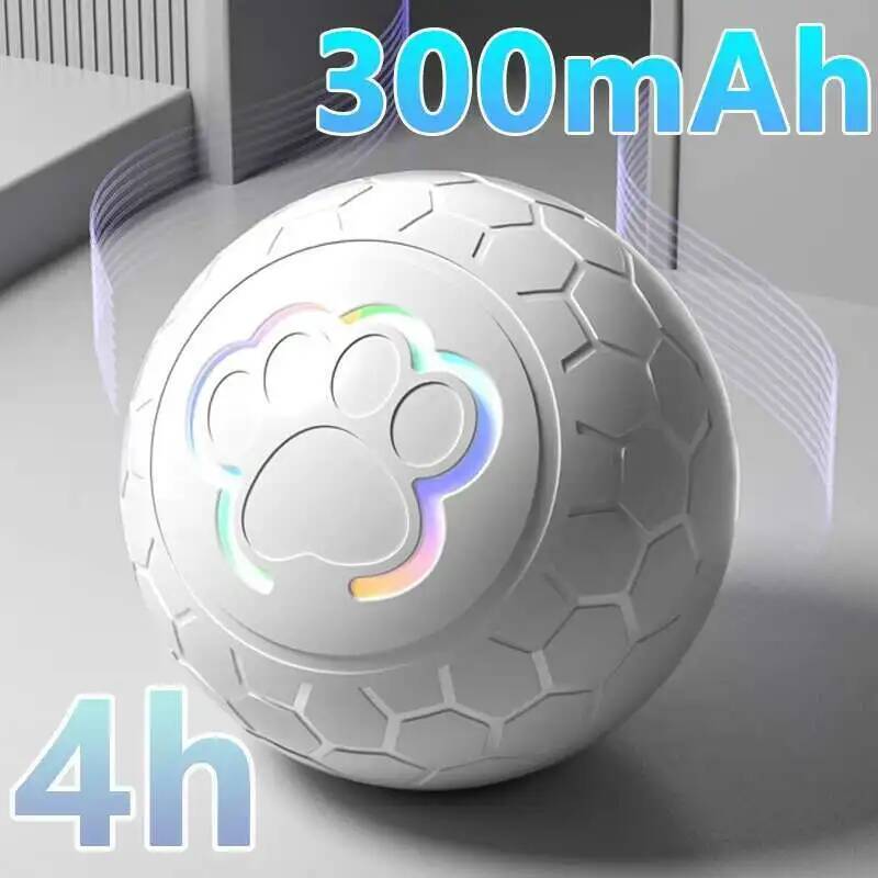 Intelligenter Hund Interaktiver Spielzeugball Elektronischer Haustier-Spielzeugball USB Automatischer Hüpfender Rollender Spielzeugball Mit RGB-Lichtern Welpen Katze Produkt
