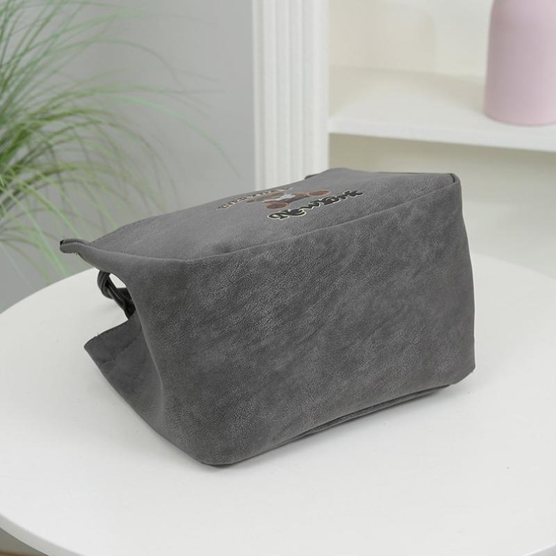 Cute Small Bear Printed Casual Versatile Large Capacity Tote Bag Travel Commuter Office Worker Lunch Bag