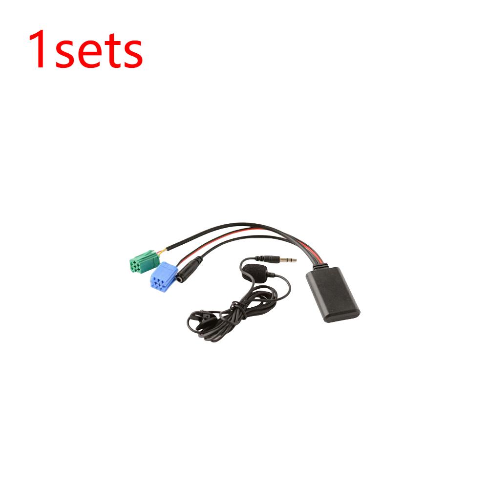 Car Bluetooth-Compatible Module AUX IN Wireless Bluetooth-Compatible Module with MIC Audio Cable Adapter for Renault Clio Espace
