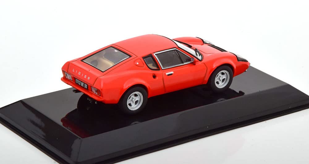 Ligier French Car Miniature Car 1/43 LIGIER JS2 1972 with Clear Case (Red)
