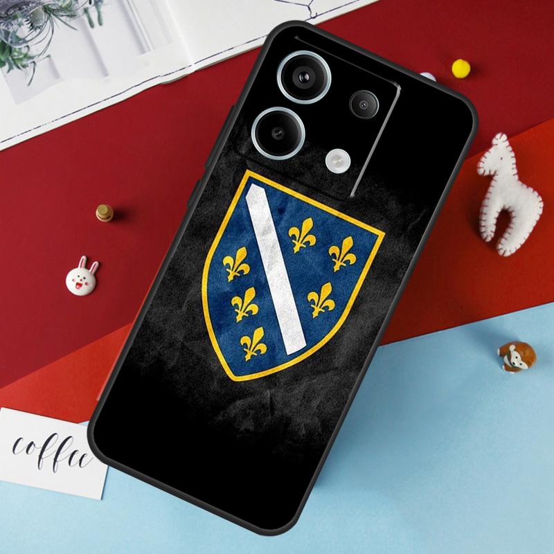Bosnien Flagge Hülle Für Xiaomi Redmi Note 14 Pro 13 12 11 10 15 Pro Plus Redmi 14C 15C 10C 12C 13C 15 Abdeckung