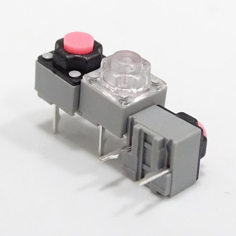 6x6x7.2mm Quiet Microswitch 10Million Clicks Life Mouse Button 2Pins Microswitches 10PCs