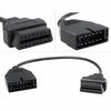 OBD2 Adapter for GM 12 pin Male Connector to OBD2 16 Pin Female Connector OBD Extension Diagnostic Cable for GM Vehicles