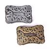 Retro firkantet herre beltespenne Cowboy Western store metalllegeringspenner