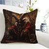 1pc Krampus Kalliope Pillowcase, Soft and Comfortable Polyester Short Plush Fabric, Single-sided Print, Does Not Include Pillow Insert, 44.96*44.96 Cm