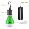 LED Bulb Emergency Lamp 3 Lighting Portable Camping Light Mini Modes Outdoor Night Work Lights Tent Hanging Lamp with Hooks
