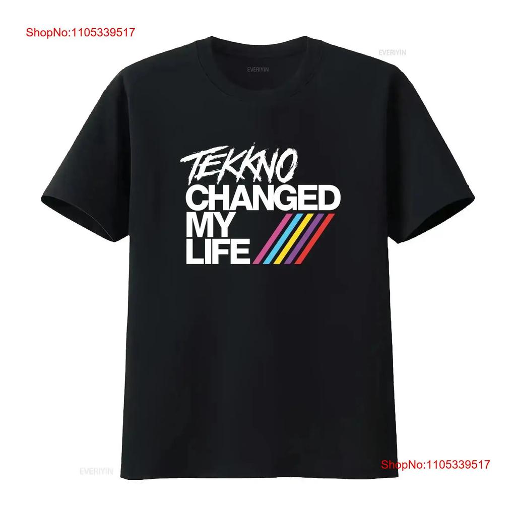 T-Shirt ELECTRIC CALLBOY Tekkno Changed My Life Eskimo vintage Lavata Morbida Casual uomo streetw