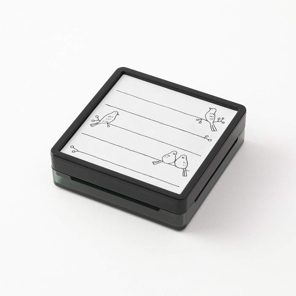 DESIGNPHIL MIDORI Bird 35398006 Stamp, Pattern,