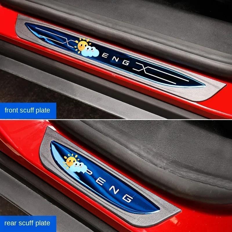 For Xpeng G3 Threshold Bar Welcome Pedal Scratch proof and Trampling-proof Decoration Tucki G3 Modification Special