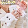 Gloves Winter 2025 New Cute Cat Gloves Autumn and Winter Women's Student Writing Warm Velvet Thicker