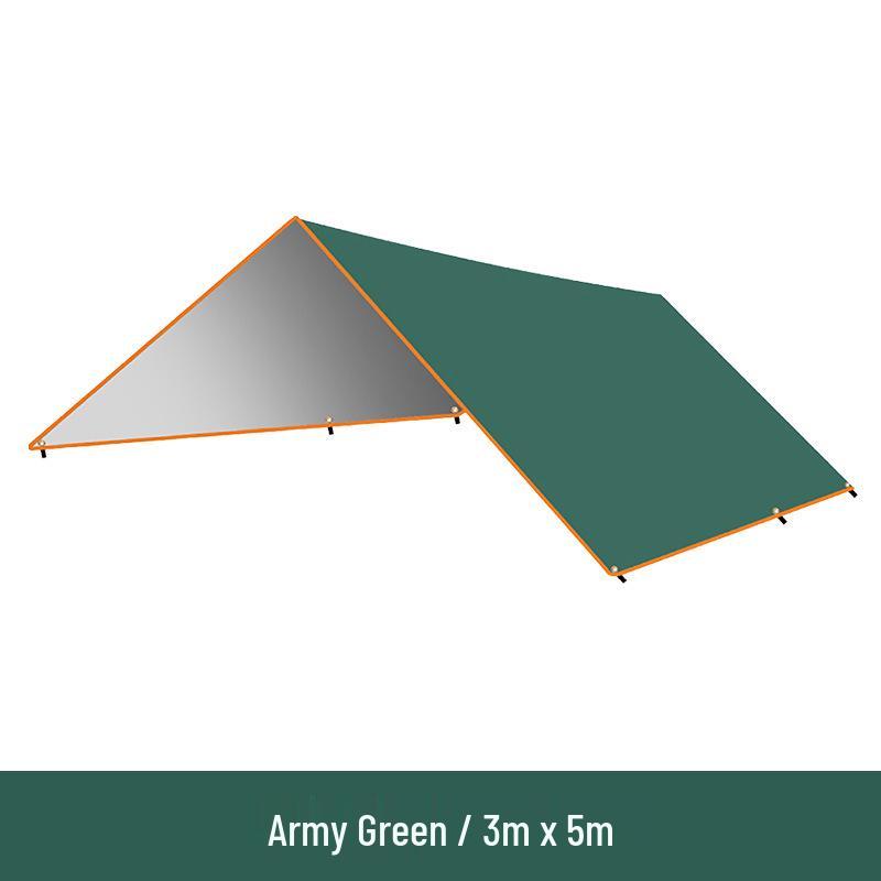 Portable Outdoor Sunshade Rainproof Tent Tarp for Camping and Beach