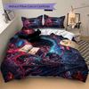 Electric City Bedding 3 Piece Set HD Print Duvet Cover Pillowcases for Teens Adult Bedroom Decoration Christmas Gift