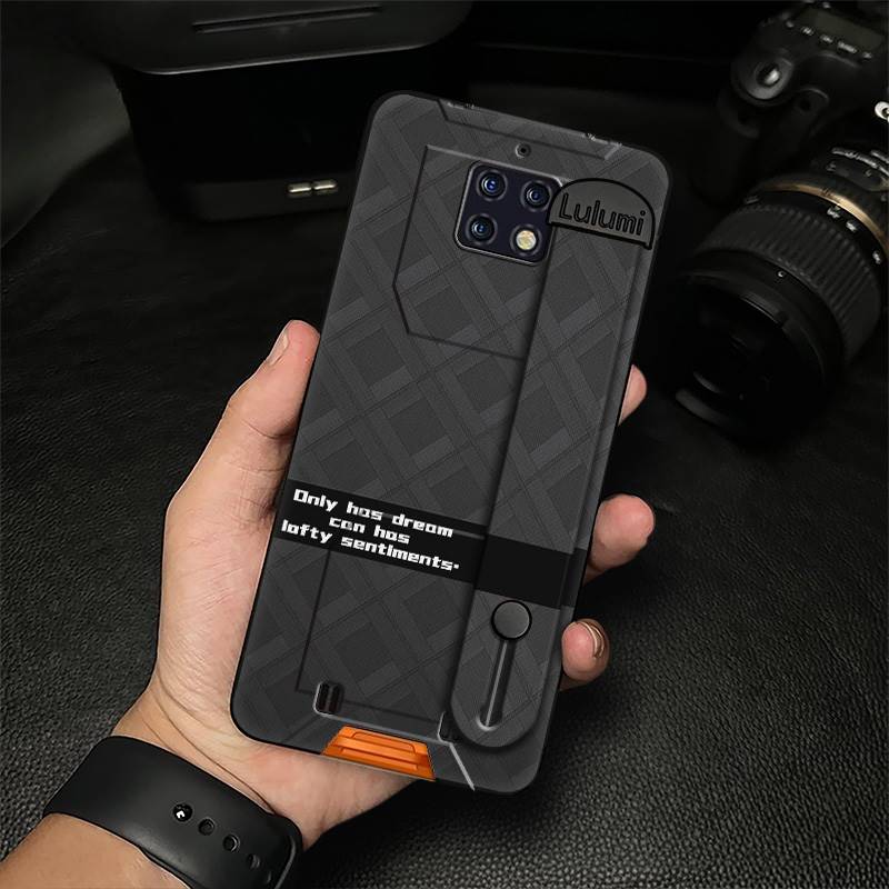 Commerce Masculine Phone Case For Oukitel WP6 Protective Wristband Geometry Waterproof Back Cover Anti-dust Silicone