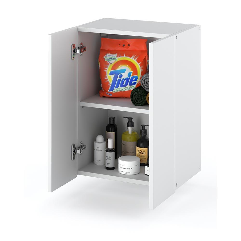 Wall-hung bathroom cabinet white 40 cm bathroom column bathroom furniture