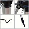 Telescopic Bracket Fishing Sea Rods Pole Support Frame 3-Fold Fishing Rods Rest Base Fishing Rod Load-Bearing Tripod Stand Tools