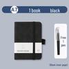 A7 Portable Leather Pocket Notebook with Elastic Band