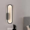 Minimalist LED Wall Lamp - Creative Three-Color Dimming for Living Room or Bedside