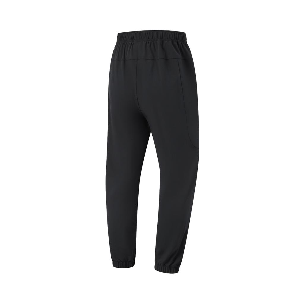 Li-Ning Comfortable Quick-Dry Tapered Sports Pants Men Bottoms Black AYKU499-4
