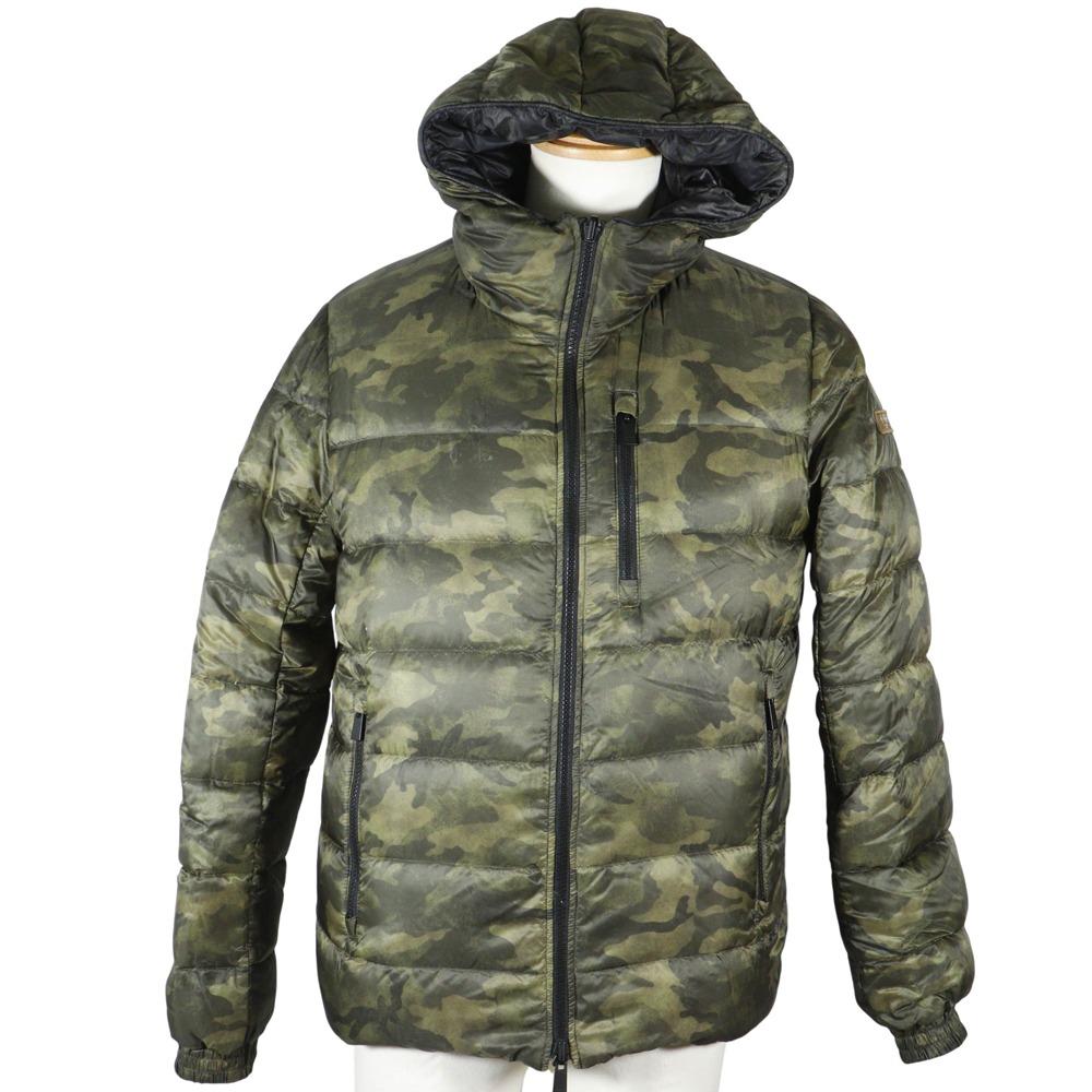 TATRAS Significant Down jacket MTK18A485 Camouflage Pattern Reversible khaki/black Nylon mens Used