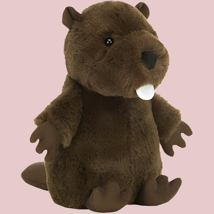 JELLYCAT Woods Animals Nipit Beaver Companion Healing Doll Plush Doll 13cm Height