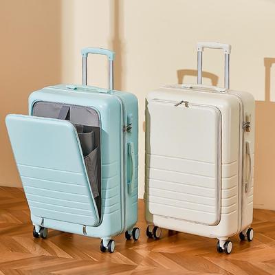 Yongsheng 20" Damen-Koffer mit Frontöffnung und Universalrollen